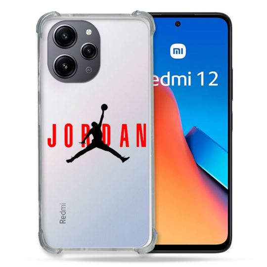 Coque Renforcée En Verre Trempé Transparente Pour Xiaomi Redmi 12 5G Jordan