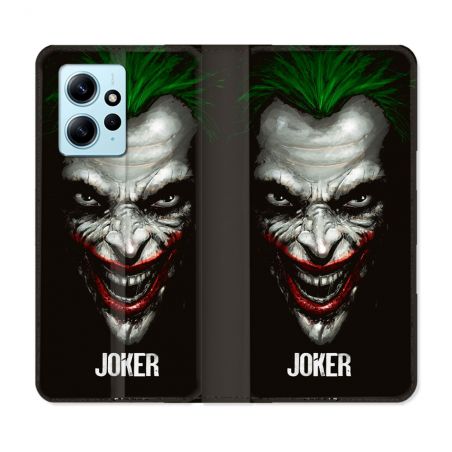 Housse Cuir Portefeuille Pour Xiaomi Redmi Note 12 4G Joker Noir