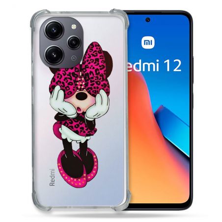 Coque Renforcée En Verre Trempé Transparente Pour Xiaomi Redmi 12 5G Minnie