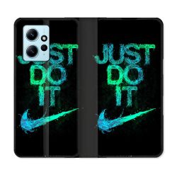 Housse Cuir Portefeuille Pour Xiaomi Redmi Note 12 4G Nike Just Do It