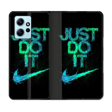 Housse Cuir Portefeuille Pour Xiaomi Redmi Note 12 4G Nike Just Do It