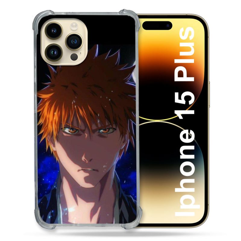 Coque Compatible MagSafe Pour Iphone 15 Plus Manga Bleach Ichigo