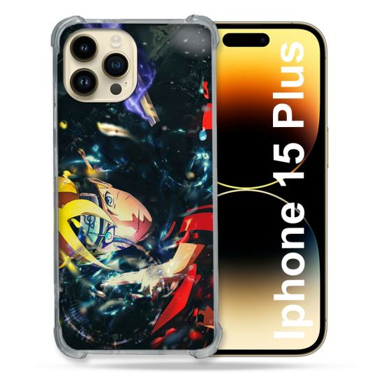 Coque Compatible MagSafe Pour Iphone 15 Plus Manga Boruto Eclair