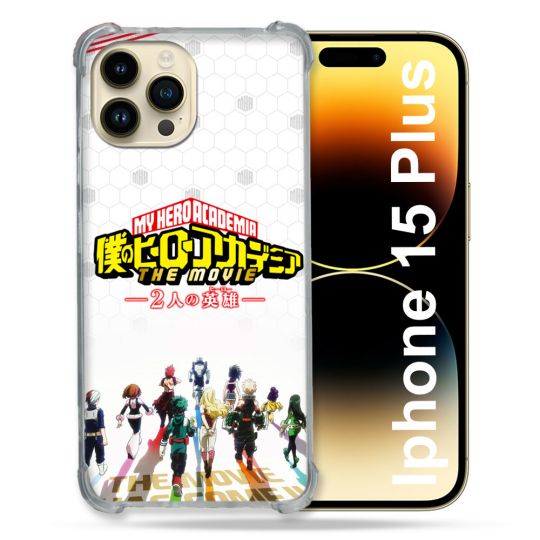 Coque Compatible MagSafe Pour Iphone 15 Plus Manga My Hero Academia Blanc