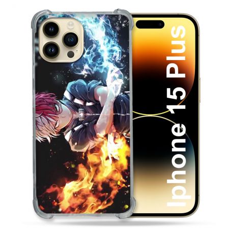Coque Compatible MagSafe Pour Iphone 15 Plus Manga My Hero Academia Shoto