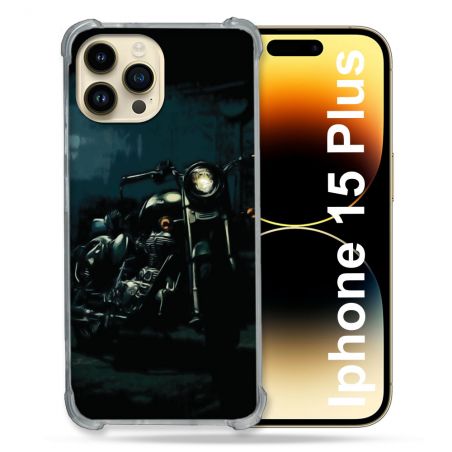 Coque Compatible MagSafe Pour Iphone 15 Plus Moto Harley Vintage