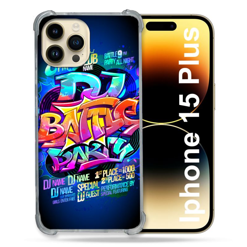 Coque Compatible MagSafe Pour Iphone 15 Plus Street Art Rap