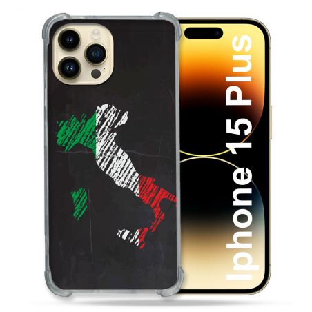 Coque Compatible MagSafe Pour Iphone 15 Plus Voyage Italie Botte
