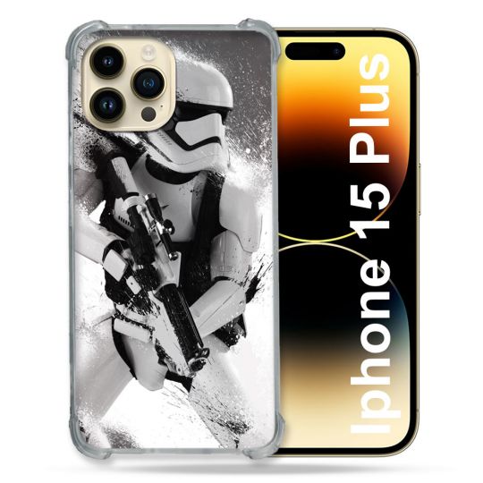 Coque Compatible MagSafe Pour Iphone 15 Plus (6.7) Star Wars - Trooper