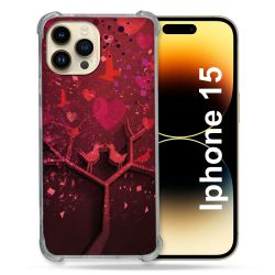 Coque Compatible MagSafe Pour Iphone 15 (6.1) Amour Arbre