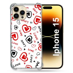 Coque Compatible MagSafe Pour Iphone 15 (6.1) Amour Love