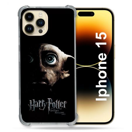 Coque Compatible MagSafe Pour Iphone 15 (6.1) Harry Potter Hollows Dobby