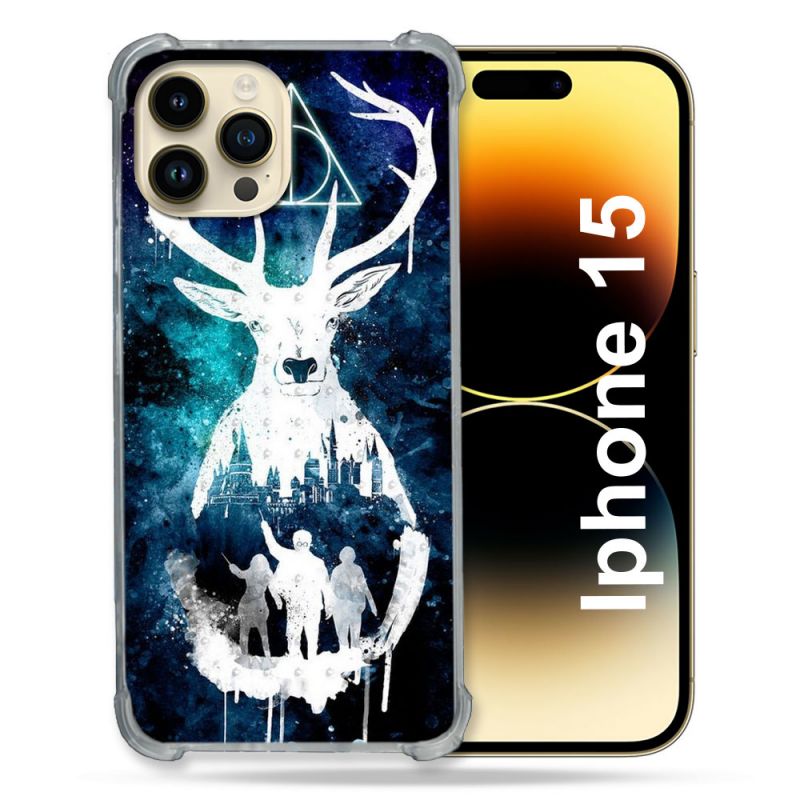 Coque Compatible MagSafe Pour Iphone 15 (6.1) Harry Potter Patronome