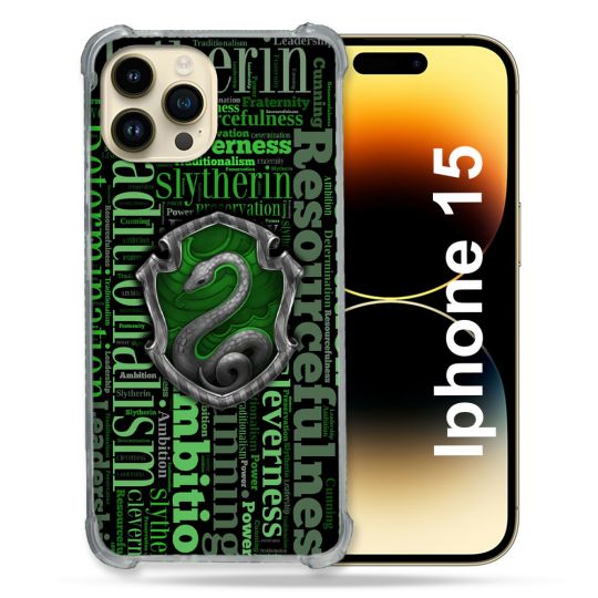 Coque Compatible MagSafe Pour Iphone 15 (6.1) Harry Potter Serpentar