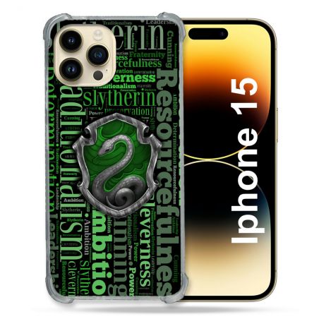 Coque Compatible MagSafe Pour Iphone 15 (6.1) Harry Potter Serpentar