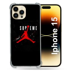 Coque Compatible MagSafe Pour Iphone 15 (6.1) Jordan Supreme Noir