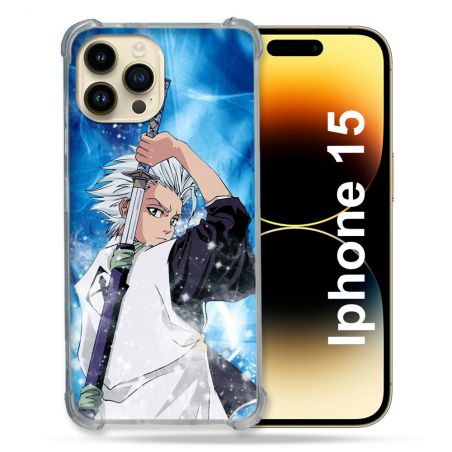 Coque Compatible MagSafe Pour Iphone 15 (6.1) Manga Bleach Hitsugaya