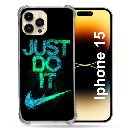 Coque Compatible MagSafe Pour Iphone 15 (6.1) Nike Just Do It