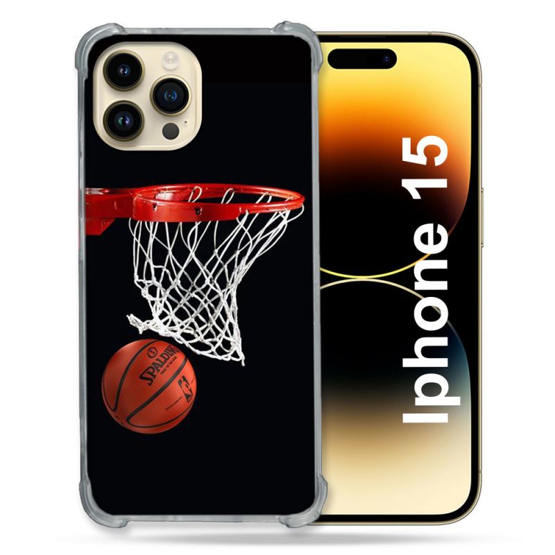 Coque Compatible MagSafe Pour Iphone 15 (6.1) Sport Basket Panier