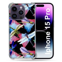 Coque Compatible MagSafe Pour Iphone 15 Pro (6.1) Animal Libellule
