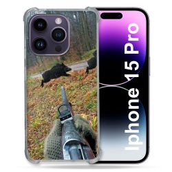 Coque Compatible MagSafe Pour Iphone 15 Pro (6.1) Chasse Vision Tir