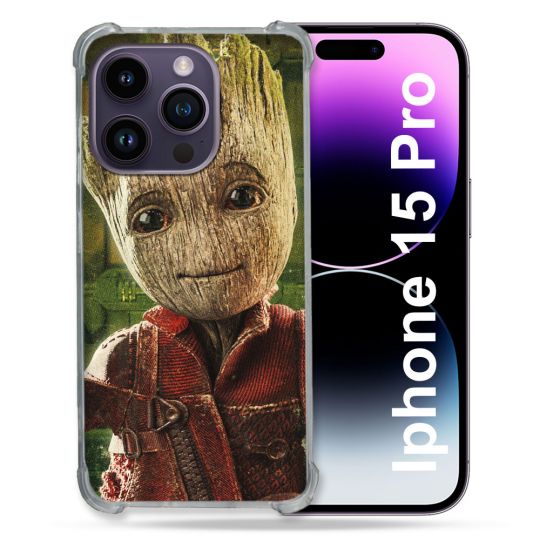 Coque Compatible MagSafe Pour Iphone 15 Pro (6.1) Groot Vert