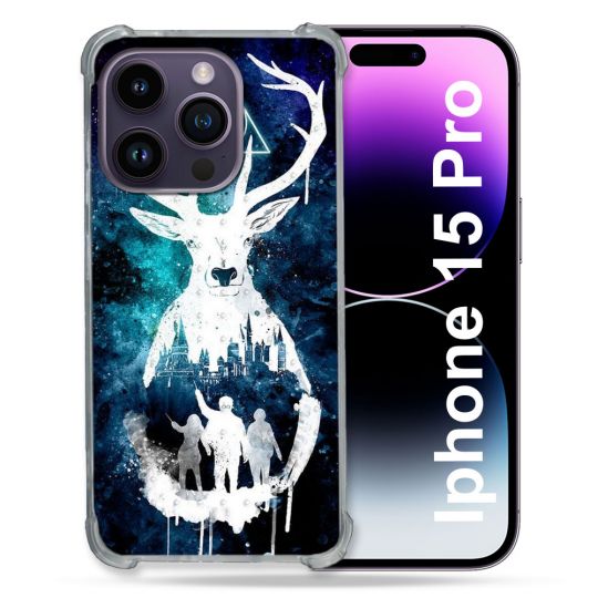 Coque Compatible MagSafe Pour Iphone 15 Pro (6.1) Harry Potter Patronome