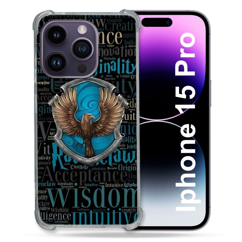 Coque Compatible MagSafe Pour Iphone 15 Pro (6.1) Harry Potter Serdaigle