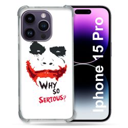 Coque Compatible MagSafe Pour Iphone 15 Pro (6.1) Joker Blanc