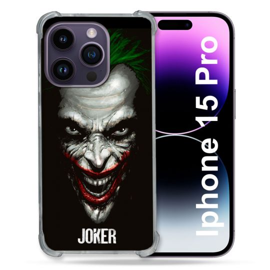 Coque Compatible MagSafe Pour Iphone 15 Pro (6.1) Joker Noir