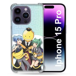 Coque Compatible MagSafe Pour Iphone 15 Pro (6.1) Manga Assassination Classroom Kuro Trio
