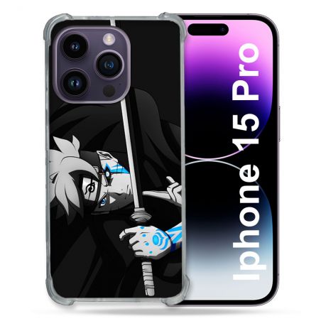 Coque Compatible MagSafe Pour Iphone 15 Pro (6.1) Manga Boruto Epée