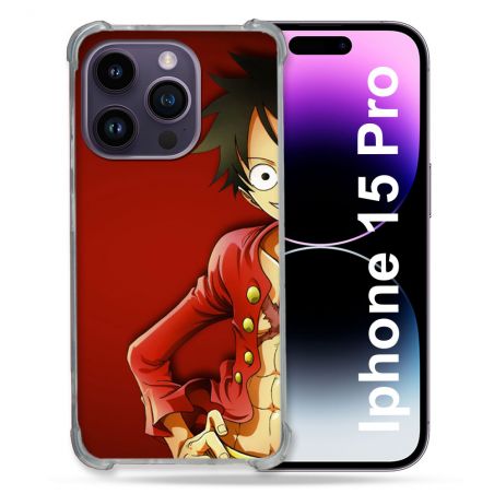Coque Compatible MagSafe Pour Iphone 15 Pro (6.1) Manga One Piece Luffy