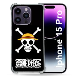 Coque Compatible MagSafe Pour Iphone 15 Pro (6.1) Manga One Piece Tete de Mort