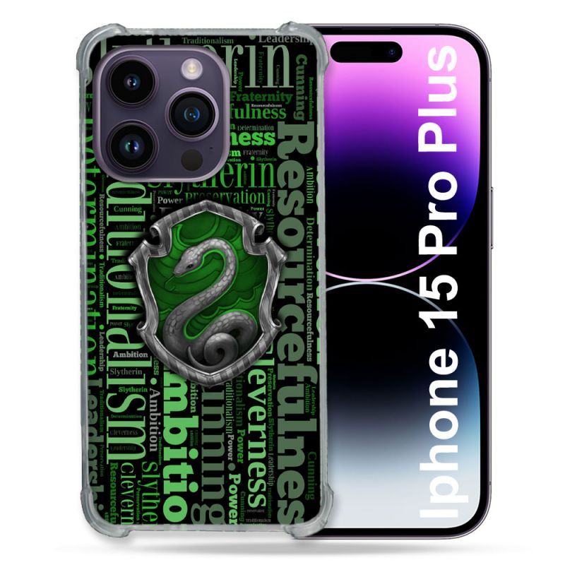 Coque Compatible MagSafe Pour Iphone 15 Pro plus (6.7) Harry Potter Serpentar