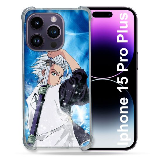 Coque Compatible MagSafe Pour Iphone 15 Pro plus (6.7) Manga Bleach Hitsugaya