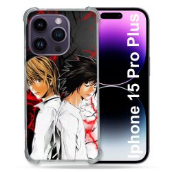 Coque Compatible MagSafe Pour Iphone 15 Pro plus (6.7) Manga Death Note Duo