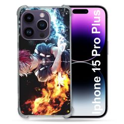 Coque Compatible MagSafe Pour Iphone 15 Pro plus (6.7) Manga My Hero Academia Shoto