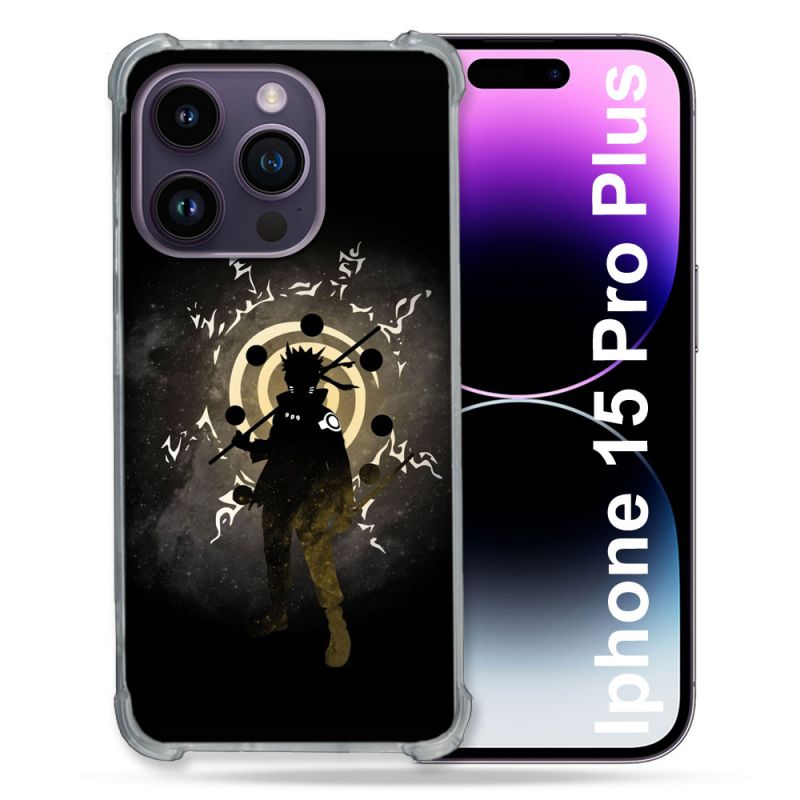 Coque Compatible MagSafe Pour Iphone 15 Pro plus (6.7) Manga Naruto Sage