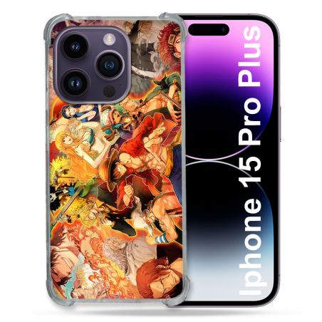 Coque Compatible MagSafe Pour Iphone 15 Pro plus (6.7) Manga One Piece Nakama