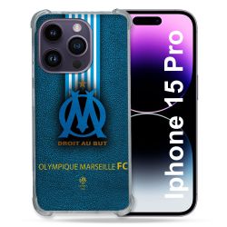 Coque Compatible MagSafe Pour Iphone 15 Pro (6.1) Olympique Marseille OM Bande