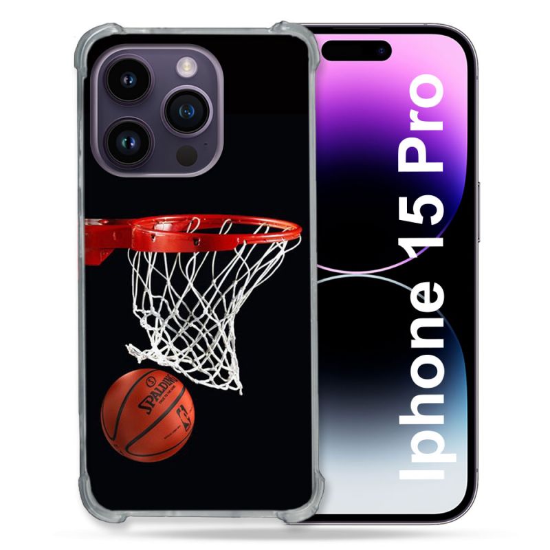 Coque Compatible MagSafe Pour Iphone 15 Pro (6.1) Sport Basket Panier