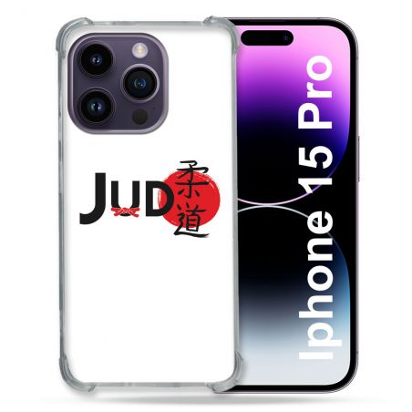 Coque Compatible MagSafe Pour Iphone 15 Pro (6.1) Sport Judo Logo