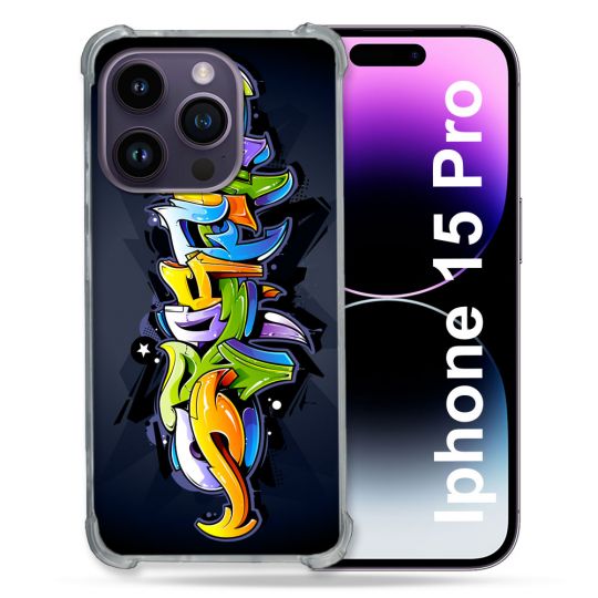 Coque Compatible MagSafe Pour Iphone 15 Pro (6.1) Street Art Graffiti