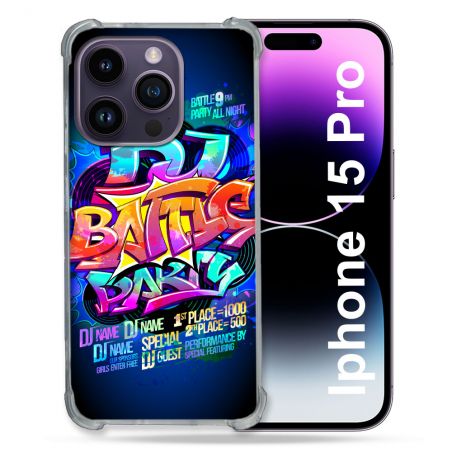 Coque Compatible MagSafe Pour Iphone 15 Pro (6.1) Street Art Rap