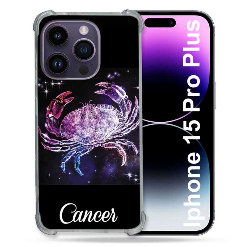 Coque Compatible MagSafe Pour Iphone 15 Pro plus (6.7) Signe Zodiaque 2 Cancer