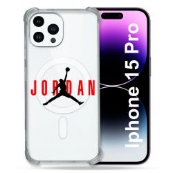 Coque Compatible MagSafe Transparente Pour Iphone 15 Pro (6.1) Jordan