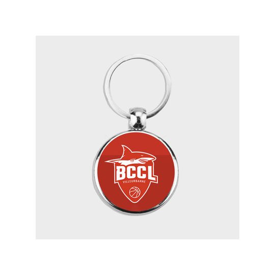 Porte-clés Personnalisé en Métal Sport Ballon Basket Ø 3 cm