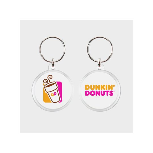 Porte-clés Personnalisé en Acrylique Rond Ø 3,3 cm