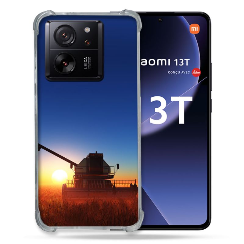 Coque Renforcée Pour Xiaomi 13T / 13T Pro Agriculture Moissonneuse Soleil